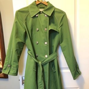 LOFT spring green trench